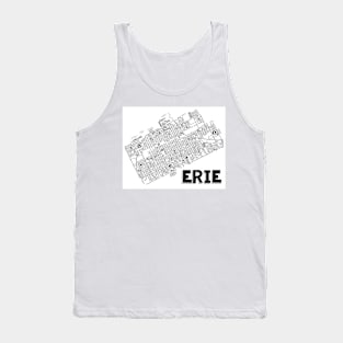 Erie Pennsylvania Map Tank Top